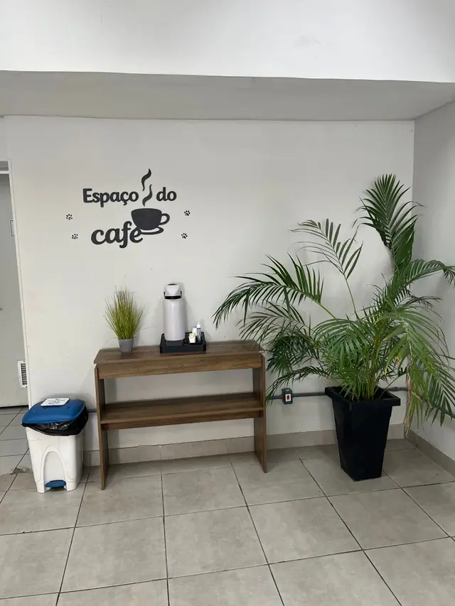 Espaço do café para tutores na LerVet