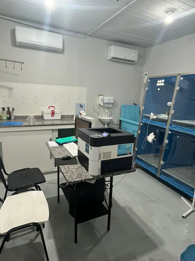 Área de recuperação e cuidados da LerVet