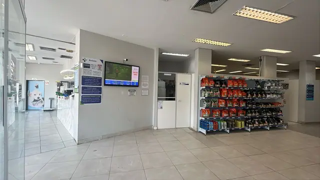 Recepção ampla da LerVet com área de espera